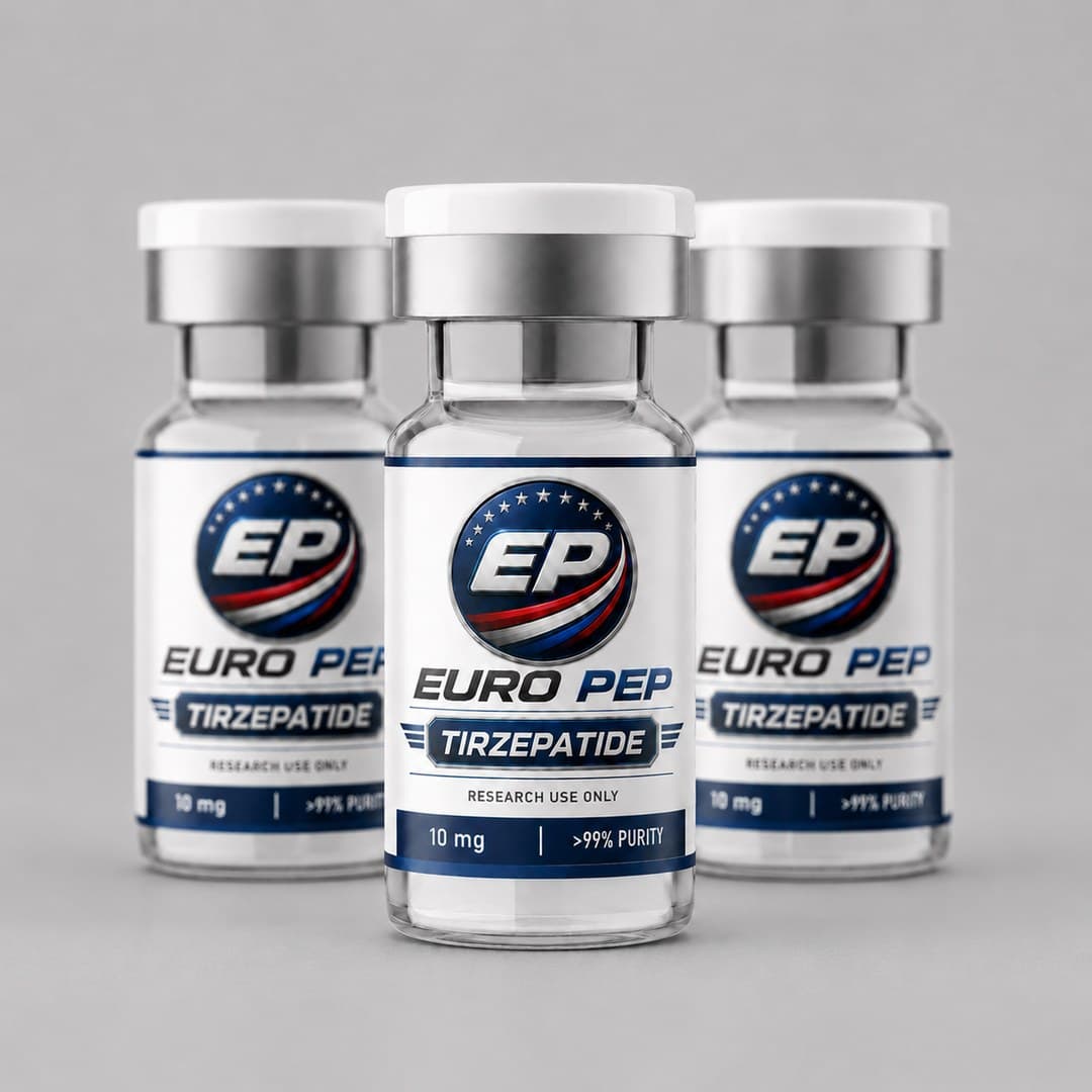 EuroPep Tirzepatide, 10mg vial, research use only